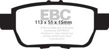 Cargar imagen en el visor de la galería, EBC 05-14 Honda Ridgeline 3.5 Greenstuff Rear Brake Pads