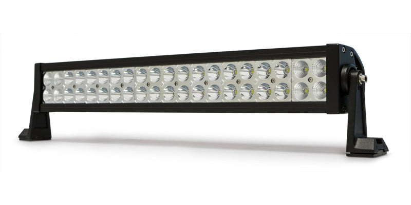 Barra de luces DV8 Offroad Chrome Series de 20 pulgadas, 120 W, reflector/punto, LED de 3 W