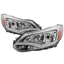 Cargar imagen en el visor de la galería, xTune Ford Focus 2012-2014 Halogen Only OEM Style Headlights - Chrome HD-JH-FFOC12-AM-C