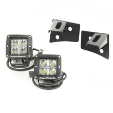 Cargar imagen en el visor de la galería, Rugged Ridge 07-18 Jeep Wrangler JK Square Windshield LED Light Kit w/ Brackets