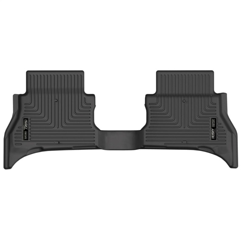 Husky Liners 21-24 Jeep Wrangler UL Rubicon 4xe Hybrid WeatherBeater Revestimiento de piso para segundo asiento - Negro
