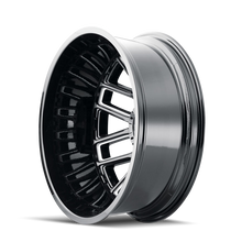 Cargar imagen en el visor de la galería, Mayhem 8107D Cogent Dually 20x8.25/8x170 BP/-192mm Offset/124.9mm Hub Black w/ Milled Spokes Wheel