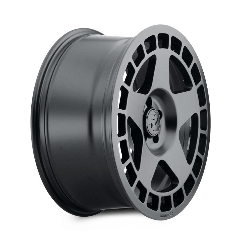 quince52 Turbomac 18x8.5 5x112 45mm ET 66.56mm Rueda negra de asfalto con orificio central