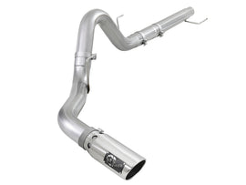 aFe Atlas 4 pulgadas de acero aluminizado DPF-Back Exh 18-19 Ford F-150 V6-3.0L (td) con punta pulida