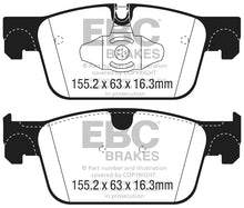 Cargar imagen en el visor de la galería, EBC 2017+ Volvo S90 2.0L Turbo Pastillas de freno delanteras Yellowstuff