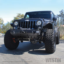 Cargar imagen en el visor de la galería, Westin 07-18 Jeep Wrangler JK WJ2 Stubby Front Bumper - Tex. Blk