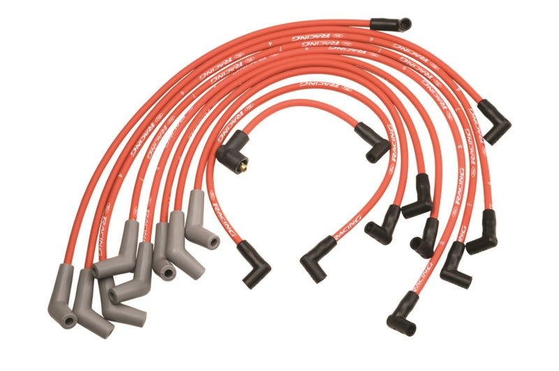 Juegos de cables de bujía Ford Racing de 9 mm - Rojo