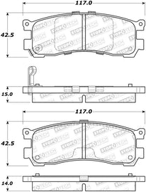 StopTech Street Brake Pads - Rear