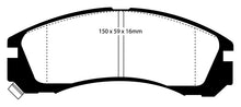 Cargar imagen en el visor de la galería, EBC 98-02 Dodge B150 B1500 Cargo 1500 Van 1/2 tonelada Pastillas de freno traseras Yellowstuff