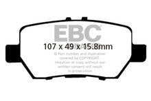 Cargar imagen en el visor de la galería, EBC 05-08 Acura RL 3.5 Ultimax2 Rear Brake Pads