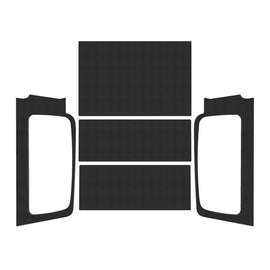 DEI 04-06 Jeep Wrangler LJ Unlimited Kit completo de revestimiento de techo - Negro