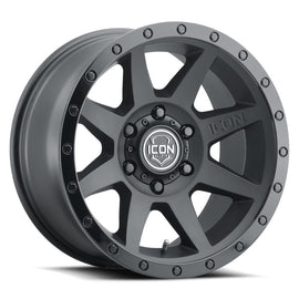 ICON Rebound 18x9 6x5.5 25mm Offset 6in BS 95.1mm Diámetro Doble Rueda Negra