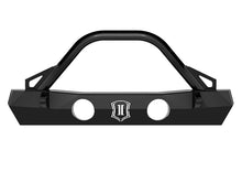 Cargar imagen en el visor de la galería, ICON 2018+ Jeep Wrangler JL / 2020+ Jeep Wrangler JT Pro Series Parachoques delantero con barra/pestañas