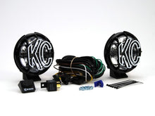 Cargar imagen en el visor de la galería, KC HiLiTES Apollo Pro 5in. Halogen Light 55w Spread Beam (Pair Pack System) - Black