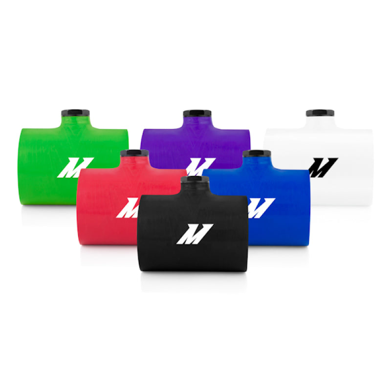 Acoplador de silicona negro Mishimoto de 3,0 pulgadas con tapón NPT de 1/8 pulgadas