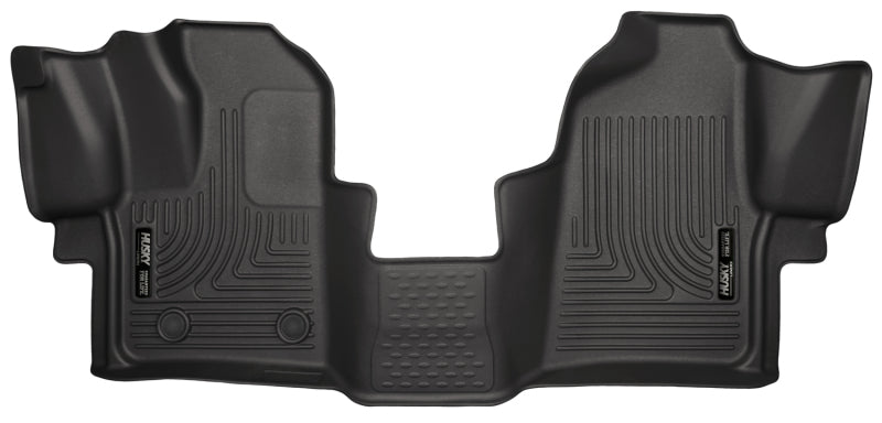 Husky Liners 2015 Ford Transit-150/Transit-250/Transit-350 WeatherBeater Revestimientos de piso delanteros negros