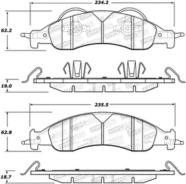StopTech Street Select Brake Pads
