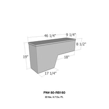 Cargar imagen en el visor de la galería, Westin/Brute Pork Chop Tool Box Driver Side 46in - Aluminum