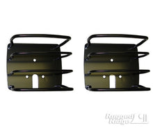 Cargar imagen en el visor de la galería, Rugged Ridge 76-06 Jeep CJ / Jeep Wrangler Black Euro Tail Light Guards
