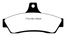 Cargar imagen en el visor de la galería, EBC 03-04 Pontiac GTO 5.7 (Solid Rear Rotors) Bluestuff Rear Brake Pads