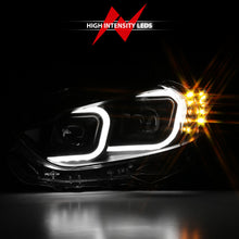 Cargar imagen en el visor de la galería, ANZO 2014-2015 Mazda 6 Projector Headlights w/ Plank Style Design Black