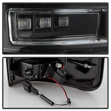 Cargar imagen en el visor de la galería, Spyder 04-08 Ford F-150 Projector Tail Lights - Light Bar DRL LED - Black ALT-YD-FF15004V2-LBLED-BK