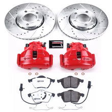 Load image into Gallery viewer, Power Stop 99-01 Audi A4 Front Z26 Street Warrior Brake Kit w/Calipers