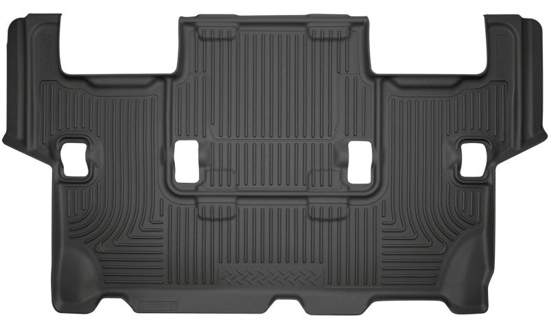 Husky Liners 2015 Ford Expedition/Lincoln Navigator WeatherBeater Revestimiento de piso negro para tercera fila
