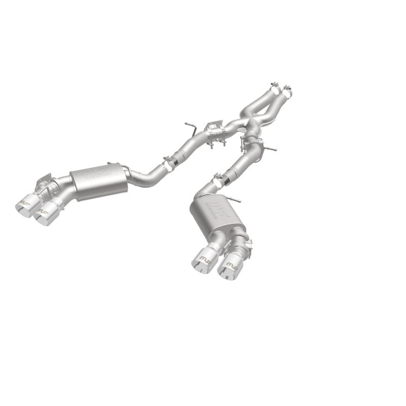 MagnaFlow 2016 Chevy Camaro 6.2L V8 Competition Cat Back con puntas pulidas cuádruples