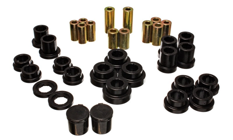 Energy Suspensión 00-09 Honda S2000 Juego de bujes de brazo de control trasero negro