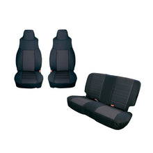 Cargar imagen en el visor de la galería, Rugged Ridge Seat Cover Kit Black 91-95 Jeep Wrangler YJ