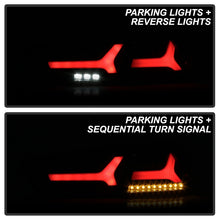 Cargar imagen en el visor de la galería, Spyder Mitsubishi Lancer/Evolution X 08-14 V2 LED Tail Lights - Black Smoke ALT-YD-ML08V2-SEQ-BSM