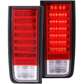 ANZO 2003-2009 Hummer H2 luces traseras LED rojo/transparente