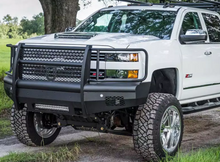 Cargar imagen en el visor de la galería, Road Armor 15-19 Chevy 2500 Vaquero parachoques delantero protector completo - Tex Blk