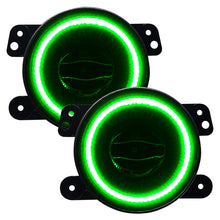 Cargar imagen en el visor de la galería, Oracle Jeep Wrangler JK/JL/JT High Performance W LED Fog Lights - Green SEE WARRANTY