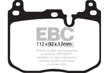 Cargar imagen en el visor de la galería, Pastillas de freno delanteras Redstuff EBC 14+ BMW M3 3.0 Twin Turbo (F80)
