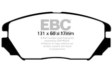 Cargar imagen en el visor de la galería, EBC 08-09 Hyundai Azera 3.3 Ultimax2 Front Brake Pads