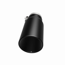 Cargar imagen en el visor de la galería, MagnaFlow Tip Stainless Black Coated Single Wall Round Single Outlet 5in Dia 3.5in Inlet 14.5in L