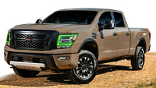 Cargar imagen en el visor de la galería, Oracle 21-22 Nissan Titan RGB+W Headlight DRL Upgrade - ColorSHIFT w/ 2.0 Controller SEE WARRANTY