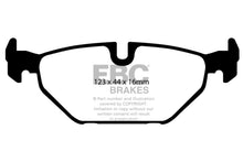Cargar imagen en el visor de la galería, EBC 99-01 Saab 9-5 2.3 Turbo (Aero) Ultimax2 Rear Brake Pads
