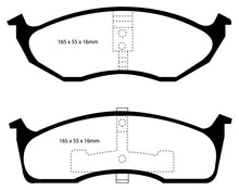 Cargar imagen en el visor de la galería, EBC 99-04 Chrysler 300M 3.5 Redstuff Front Brake Pads