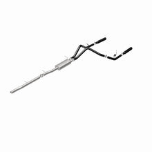 Cargar imagen en el visor de la galería, MagnaFlow SYS Cat-Back 3.5in Black Dual Split Rear Tips 10-13 Chevy Silverado / GMC Sierra 5.3L