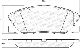 StopTech Sport Brake Pads w/Shims and Hardware - Front