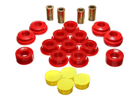 Energy Suspensión 02-04 Acura RSX (incluye tipo S) Juego de bujes de brazo de control trasero rojo