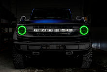 Cargar imagen en el visor de la galería, Oracle 2021 Ford Bronco Base Headlight LED Halo Kit - ColorSHIFT - w/ RF Controller SEE WARRANTY