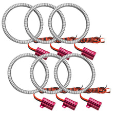 Cargar imagen en el visor de la galería, Oracle Ultima GTR LED Waterproof Tail Light Halo Kit - 6 Rings - Red SEE WARRANTY