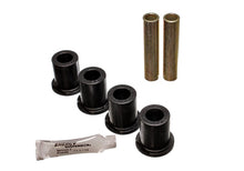 Cargar imagen en el visor de la galería, Energy Suspension 80-96 Ford Bronco / F150 / F250 / F350 Black Rear 4WD Frame Shackle Bushings Set