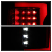 Cargar imagen en el visor de la galería, Spyder 15-17 Ford F-150 LED Tail Lights (w/Blind Spot) - Black Smoke (ALT-YD-FF15015BS-LBLED-BSM)