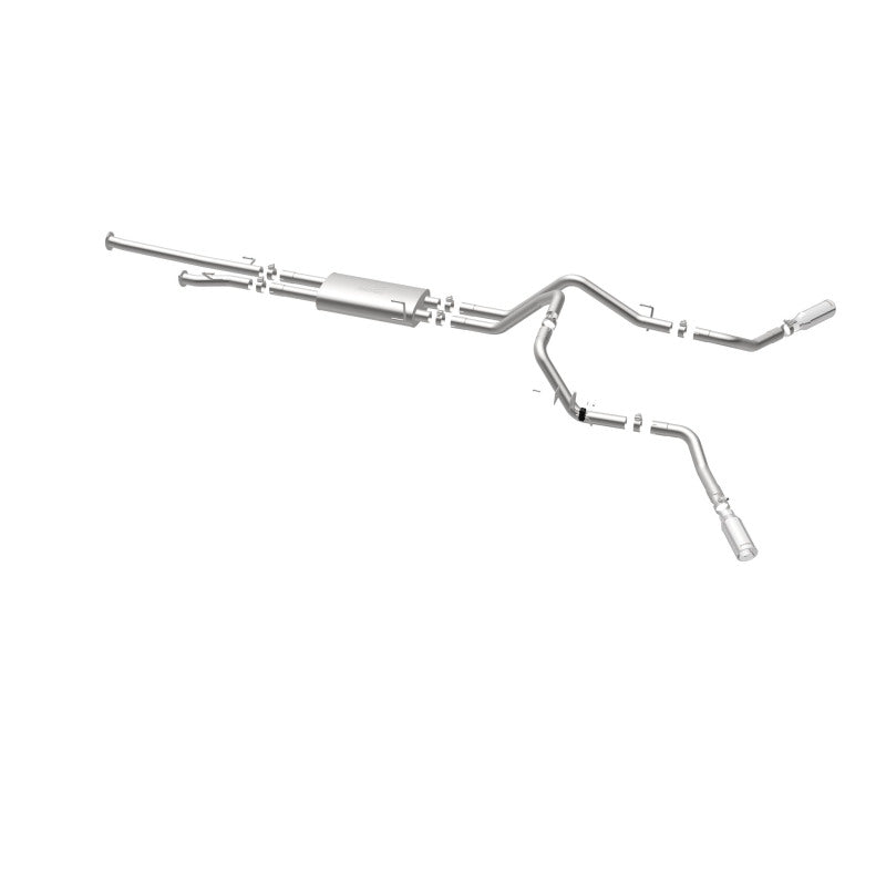 MagnaFlow Cat-Back 10-15 Toyota Tundra SC LB / CC SB 4.6L/5.7L V8 SS 2.5 Punta trasera doble dividida de 4 pulgadas