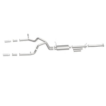 Cargar imagen en el visor de la galería, MagnaFlow Stainless Cat-Back Exhaust 2015 Chevy Silverado 2500HD 6.0L Dual Split Rear Exit 4in